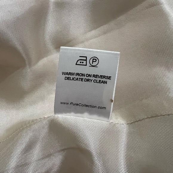 Pure Collection Pink and White Tweed Blazer - Picture 6 of 10